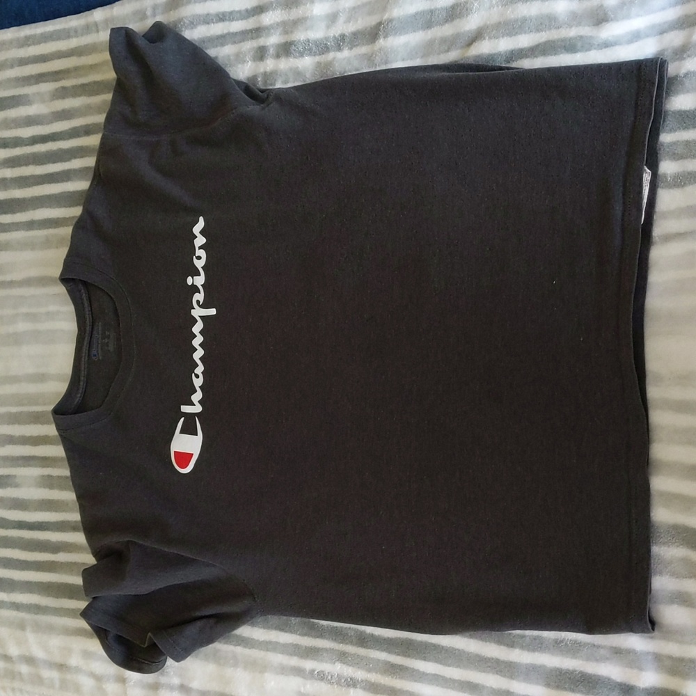 Champion tee - charcoal grey men's Large